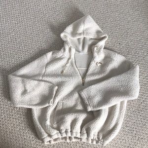 Fluffy Old Navy Quarter Zip Hoodie
